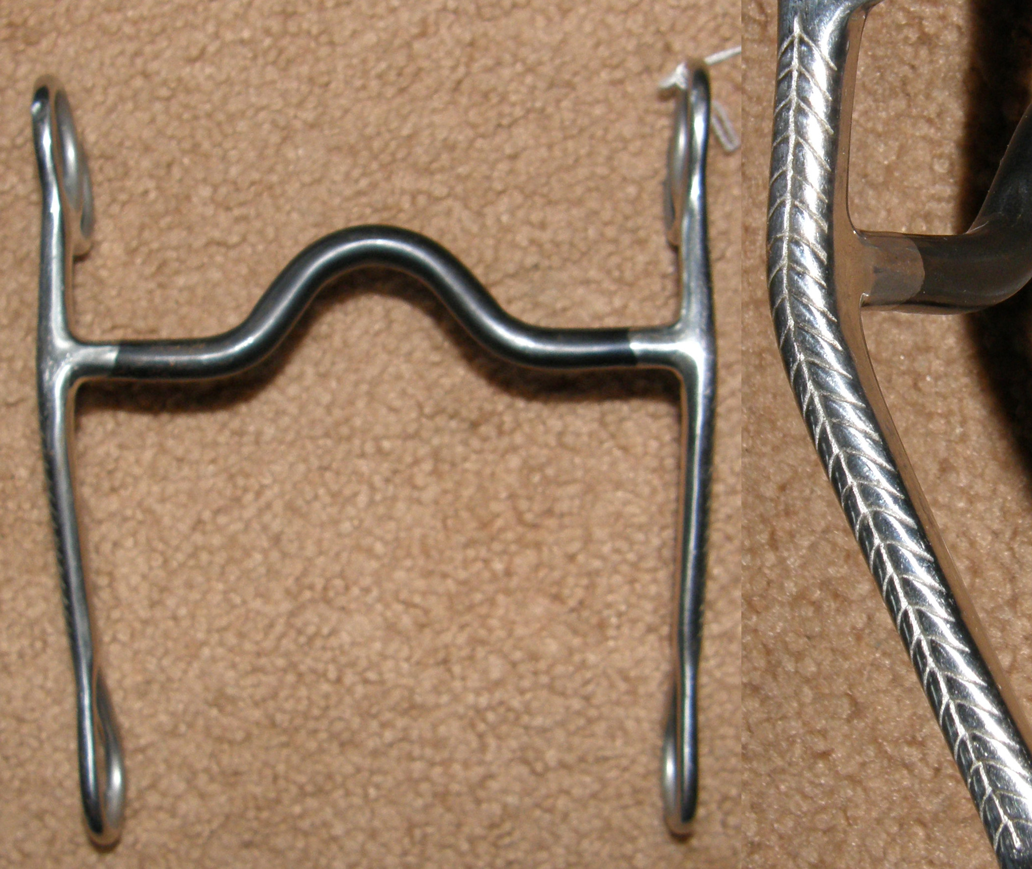 western grazing curb bits